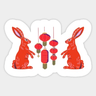 Year of the Rabbit Sticker